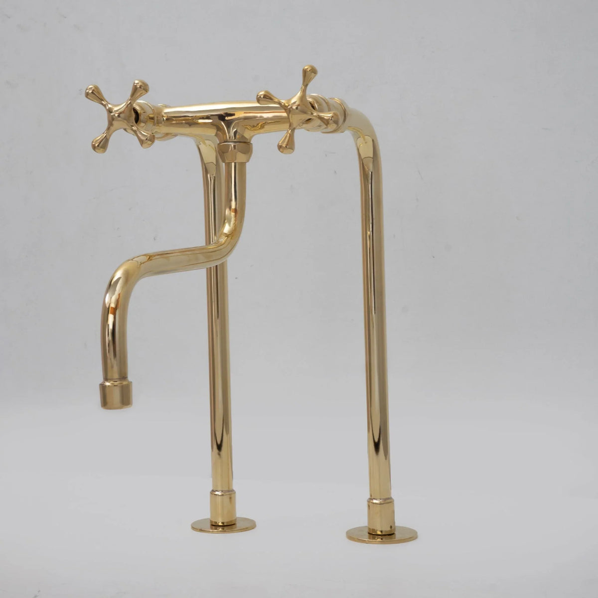 Solid Brass Kitchen Faucet - Unlacquered Brass Faucet