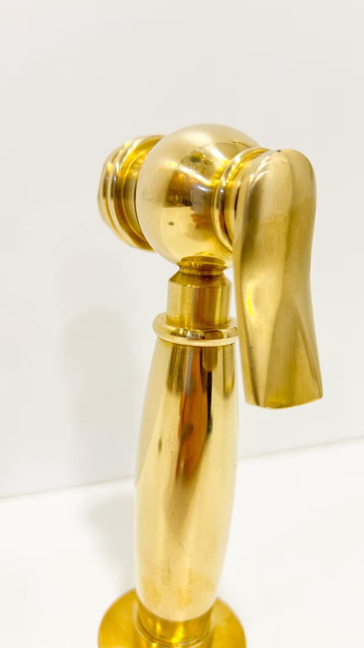 Solid Brass Kitchen Hand Sprayer - Classic Side Sprayer