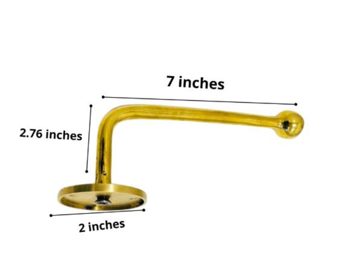 Unlacquered Brass Toilet Paper Holder