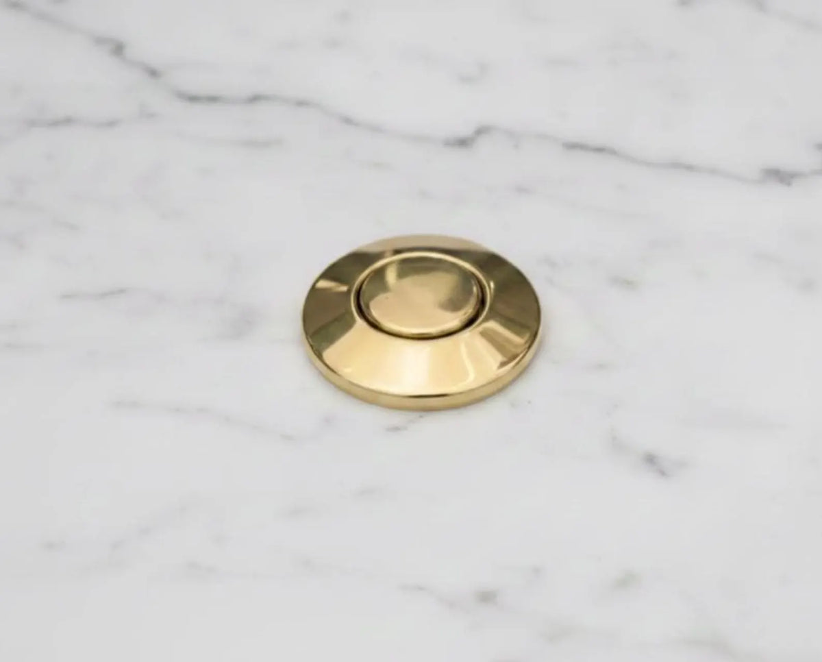 Unlacquered Brass Air Switch Kit for Garbage Disposal