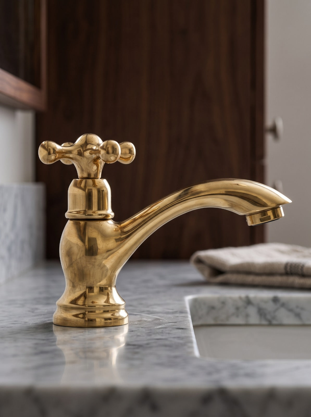 Single Hole Brass Bathroom Faucet - Brass Single Hole Bathroom Faucet