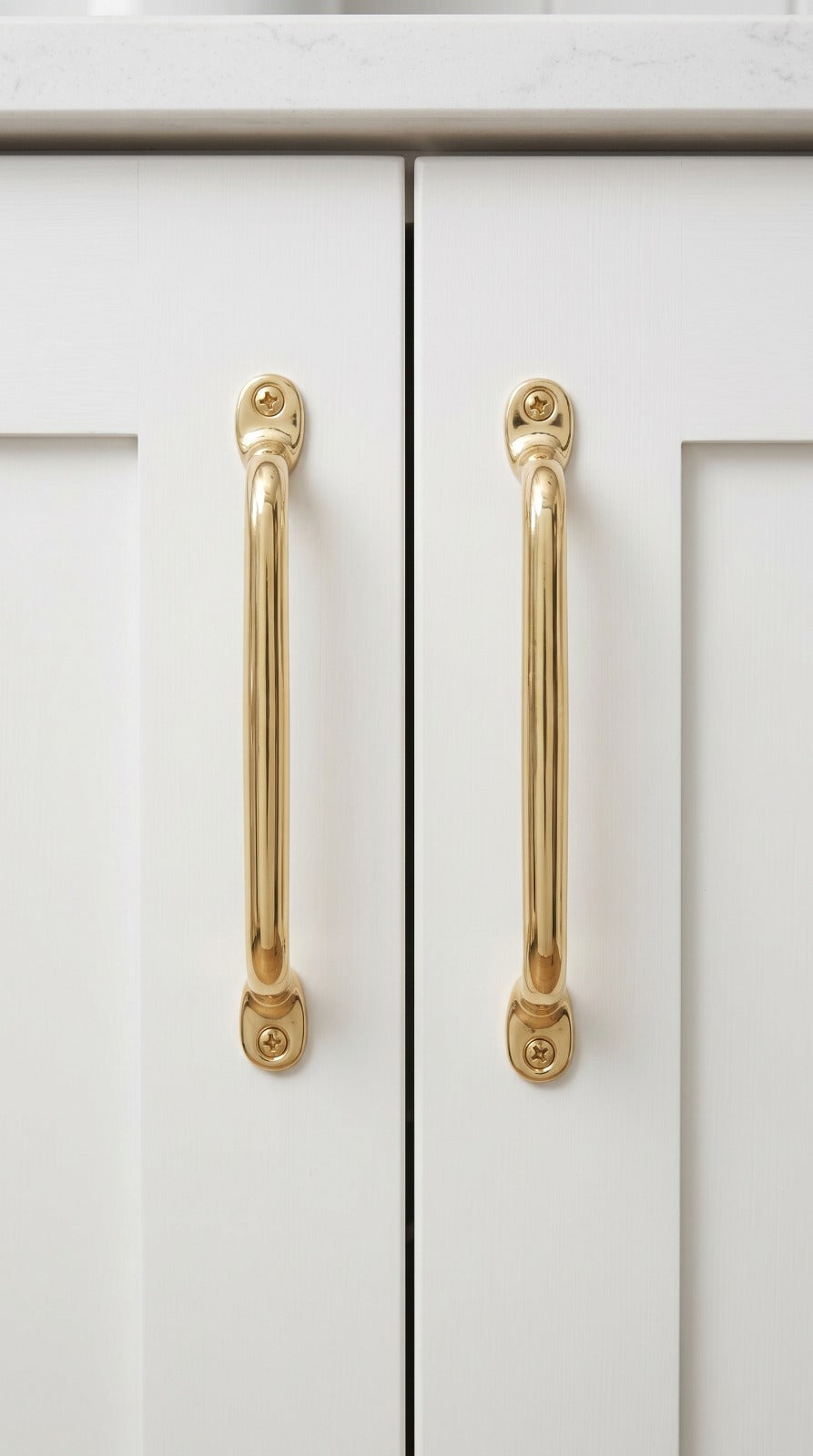 Solid Unlacquered Brass Cabinet Pulls