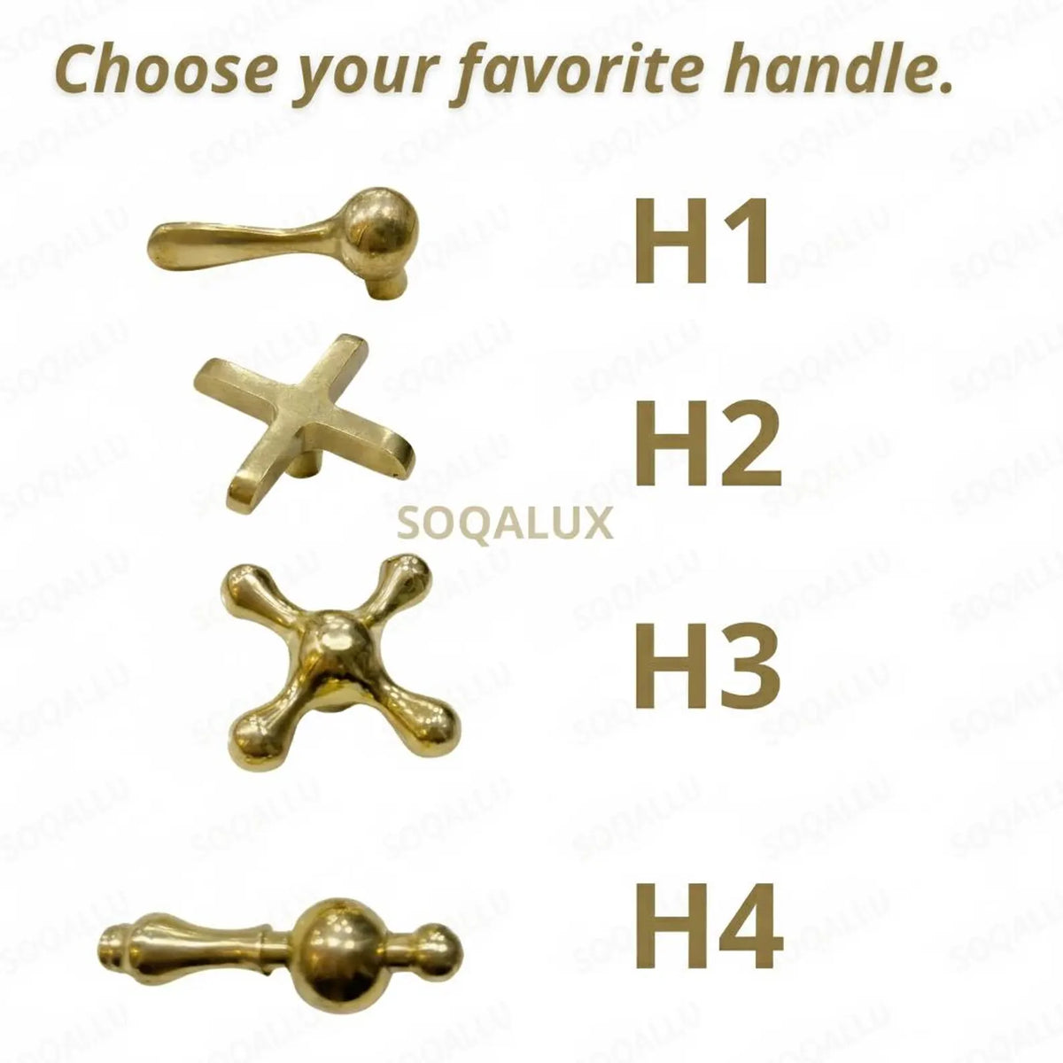 Antique Brass Bathroom Faucet - Wall Mount Faucet