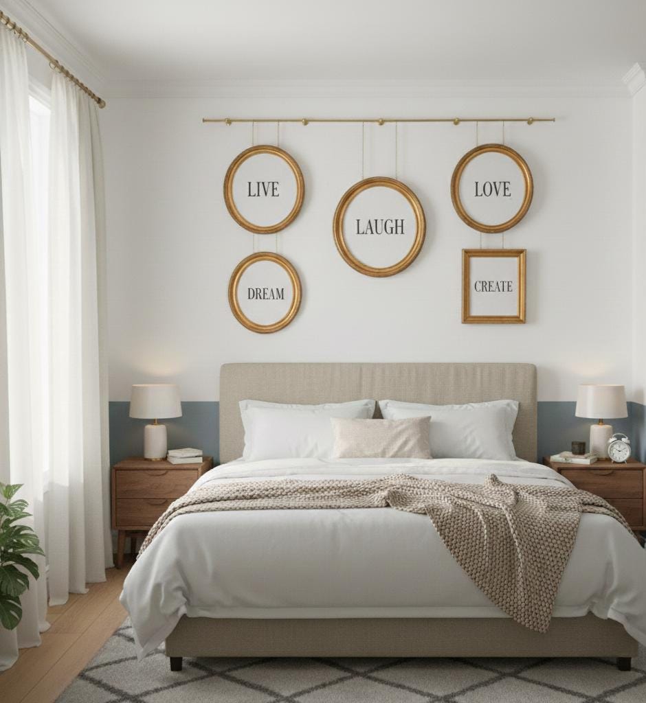 Unlacquered Solid Brass Picture Rail Hanging Kit, Gallery Wall Display Kit for Art Frames.