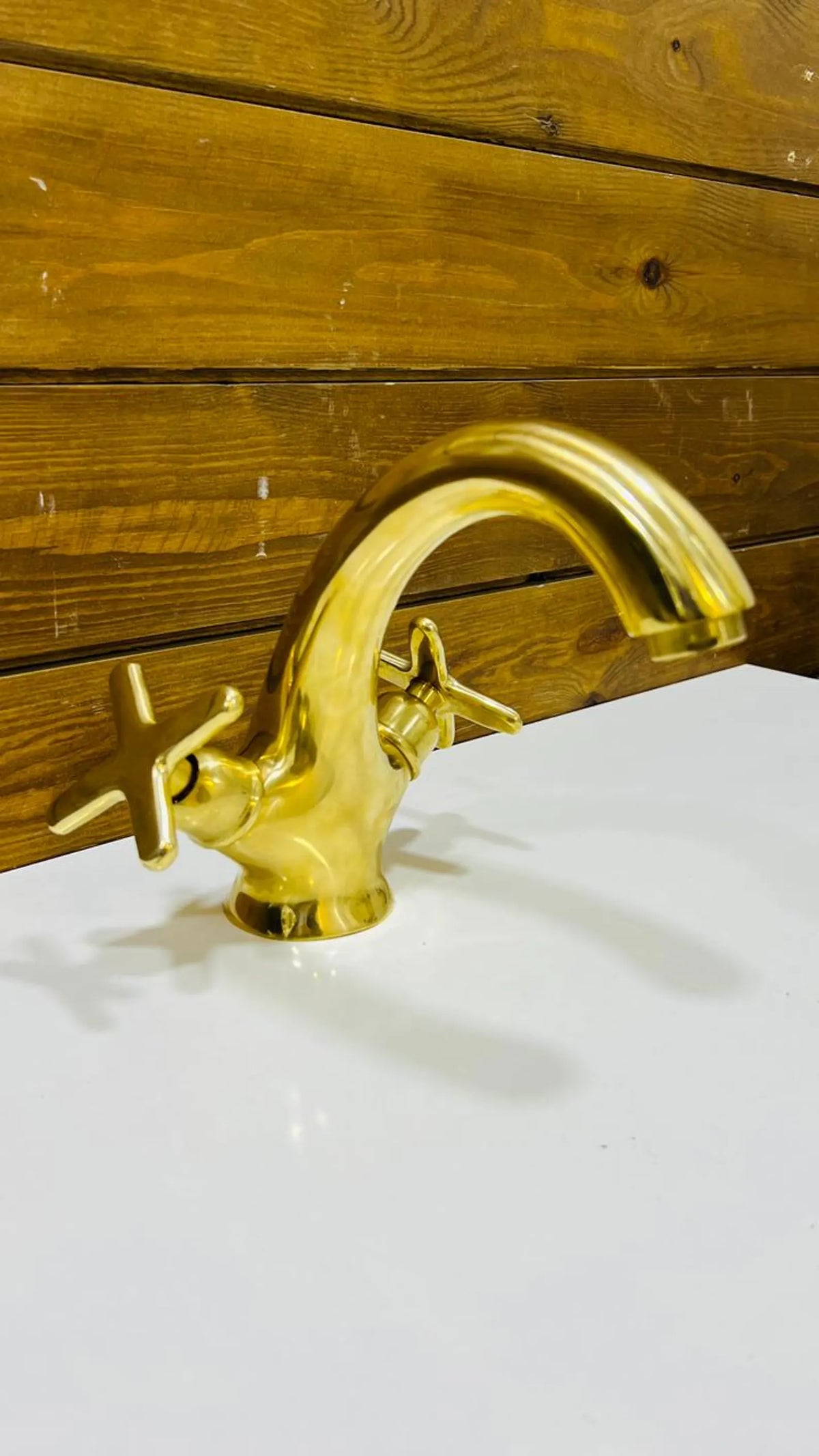 Brass Single Hole Bathroom Faucet - Bath Vanity Faucet