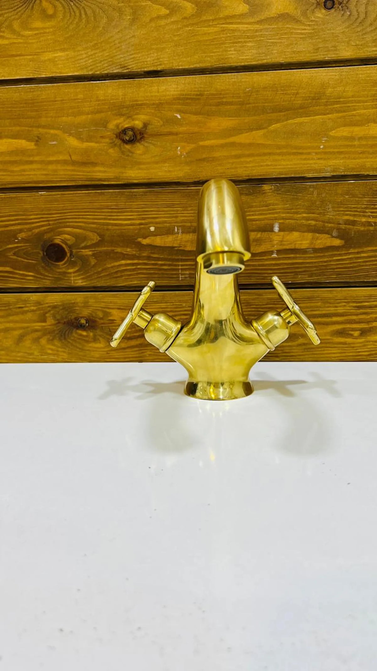 Brass Single Hole Bathroom Faucet - Bath Vanity Faucet