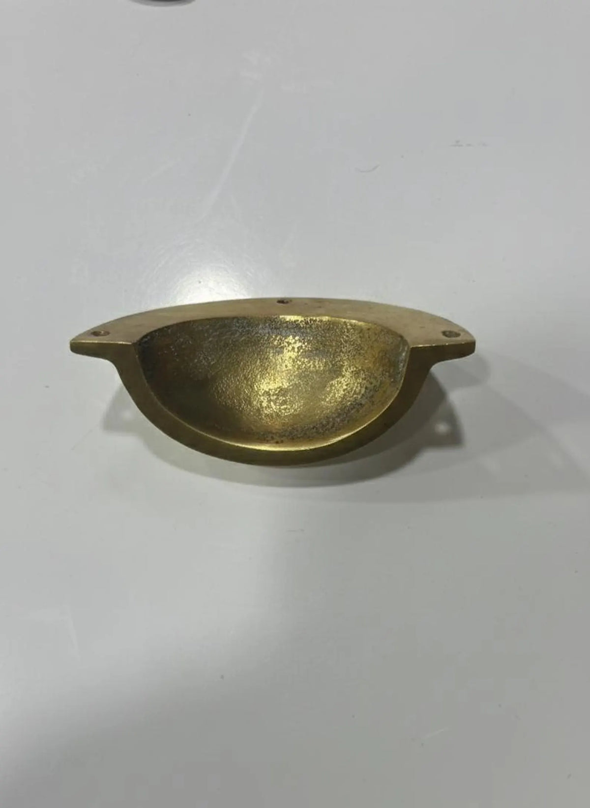 Unlacquered Solid Brass Cup Pull