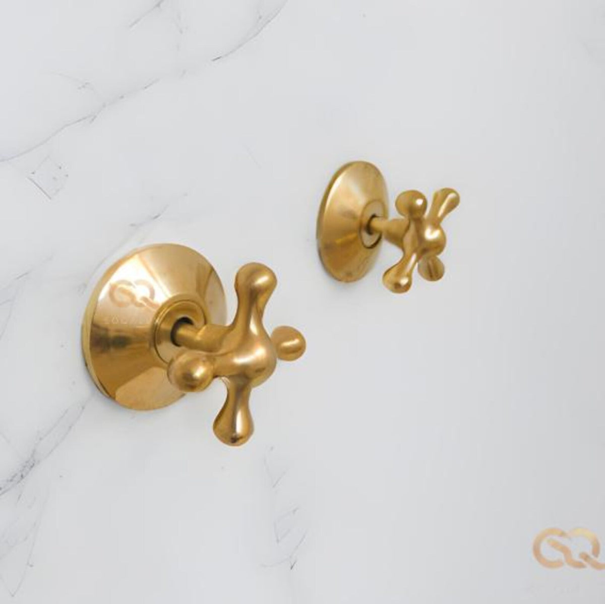Unlacquered Brass Shower System- Shower Head Antique Brass.